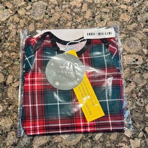 Little Sleepies Red & Green Plaid Kids Sleep Gown